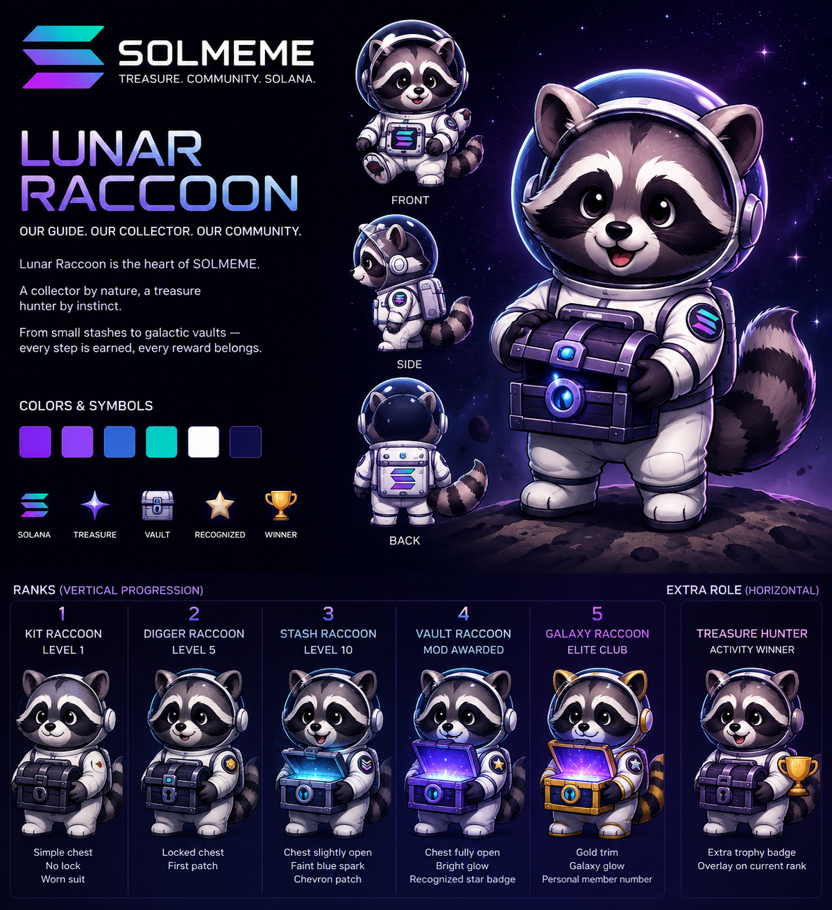 Loonar Raccoon sketch 1